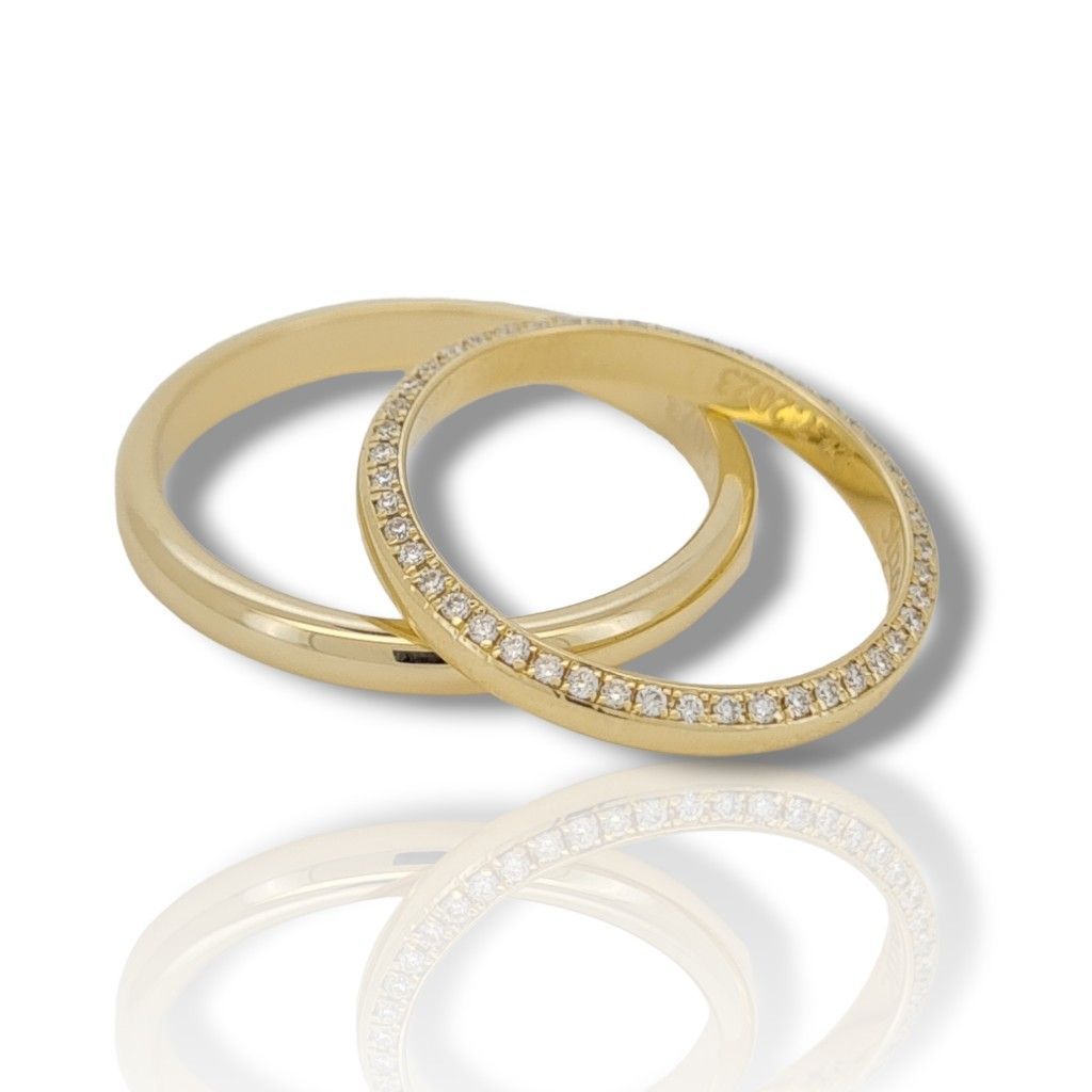 Yellow gold wedding rings 3.0m (code 1-30)